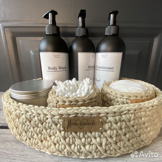 Декоративный поднос, корзина ручной работы