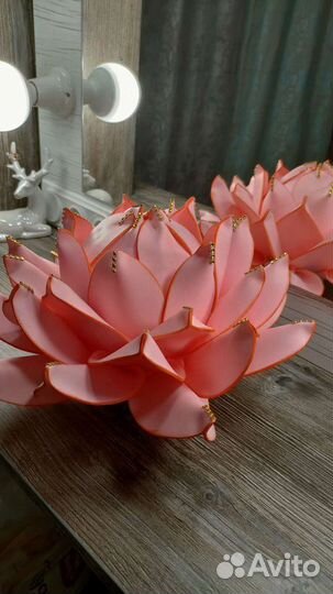 Ночник Лотос. Ручная работа