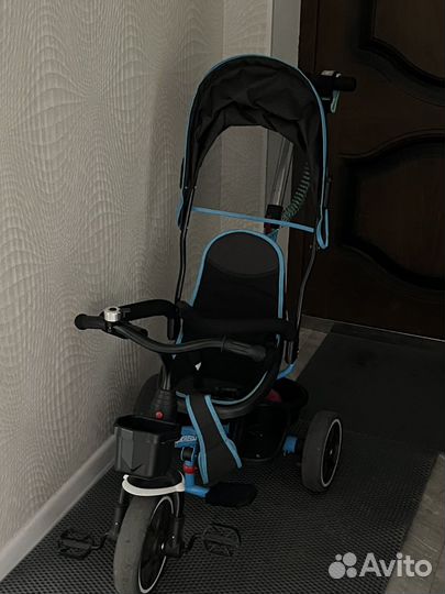 Велосипед коляска с ручкой
