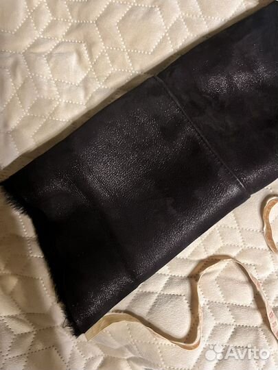 Дубленка натуральная женская длинная 44 46