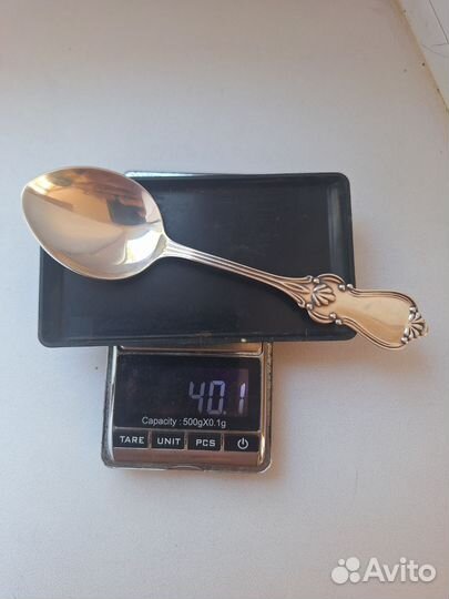 Серебряная чайная ложка 925