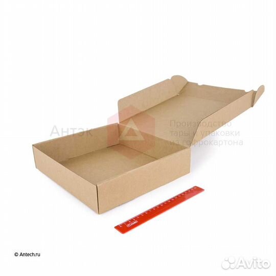 Самосборная коробка 255*255*60 мгк Т24E бурый