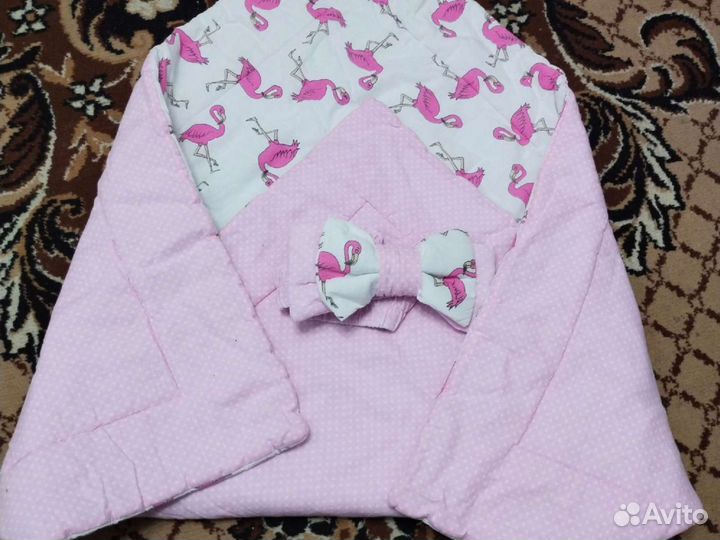 Конверт на выписку для девочки весна осень