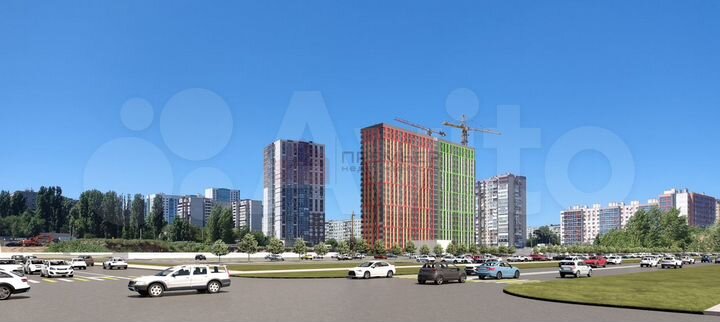 Квартира-студия, 25,3 м², 22/23 эт.