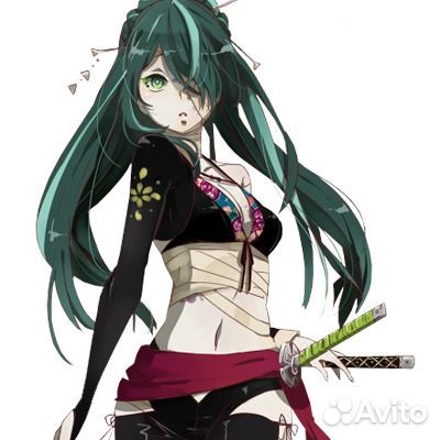 Косплей Хатсуне Мику Knife Project Diva Sekai