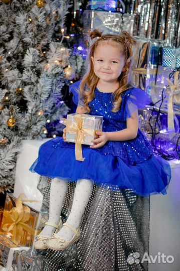 Детское нарядное платье 104