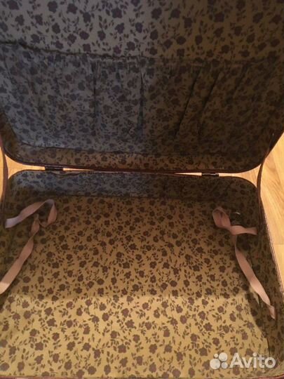 Чемодан СССР кожаный