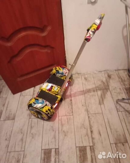 Гироскутер с ручкой бу