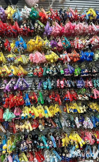 Детские брелоки брелки на ключи силиконовые оптом
