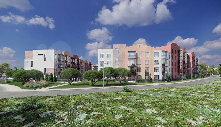 2-к. квартира, 61,9 м², 2/5 эт.