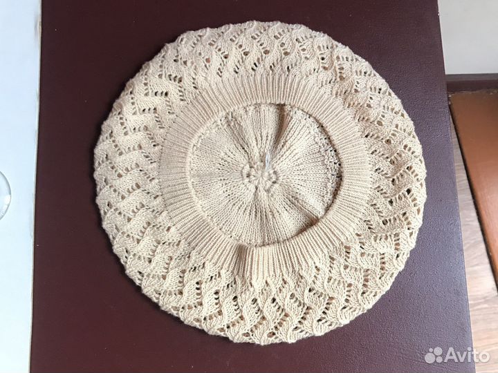 Берет женский ажурный