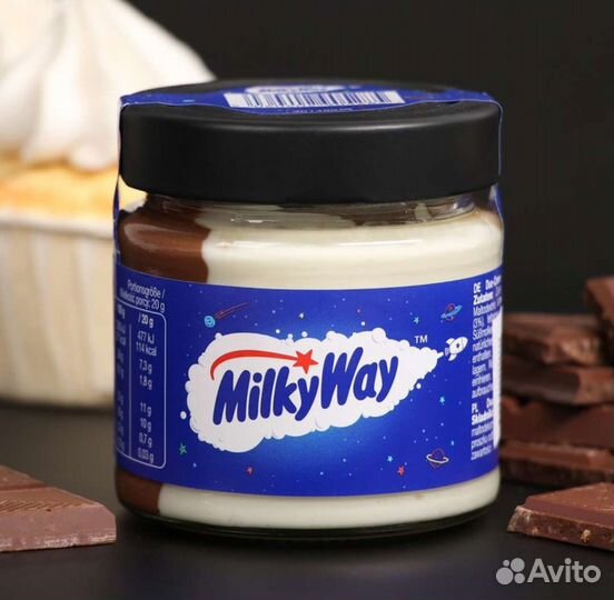Шоколадная Паста Twix,Bounty, Milky Way 200 гр
