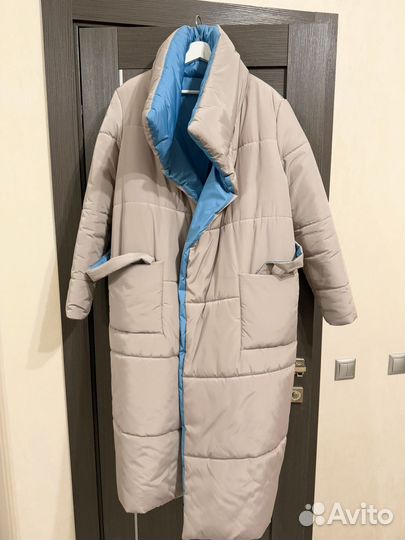 Пуховик женский двусторонний