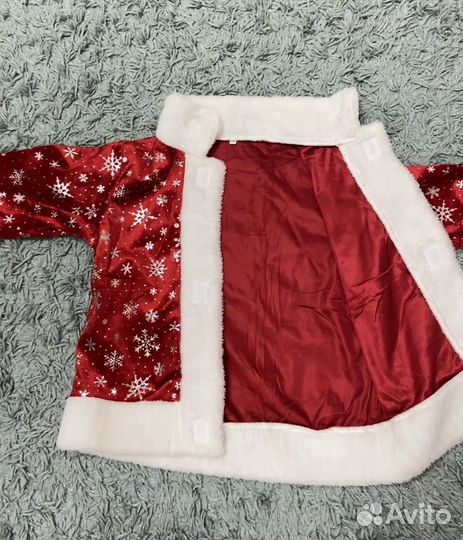 Костюм деда мороза детский