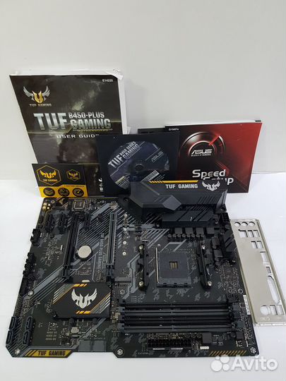 Мат. плата asus TUF B450-plus gaming AM4