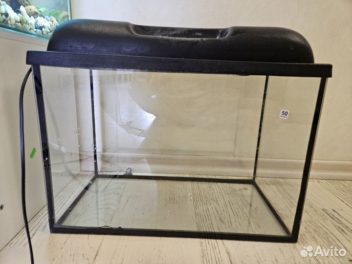 Аквариум с крышкой 50л