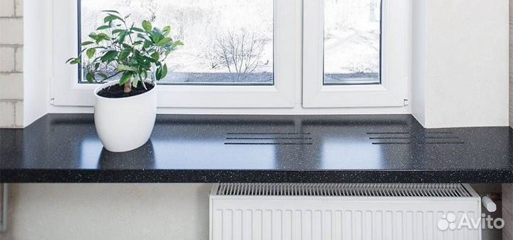 Подоконник из камня (кварц, акрил)