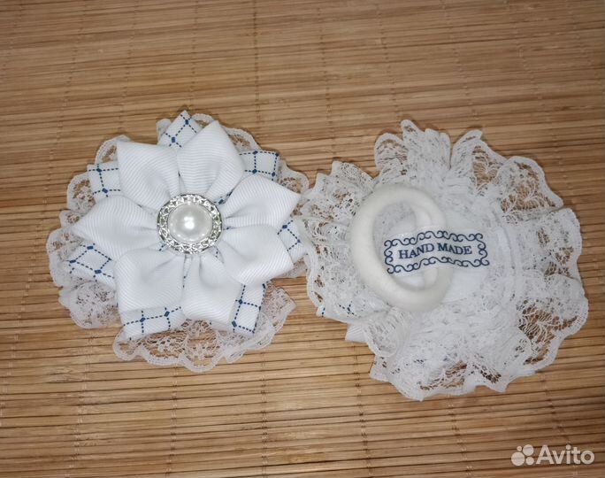 Резиночки для волос ручной работы