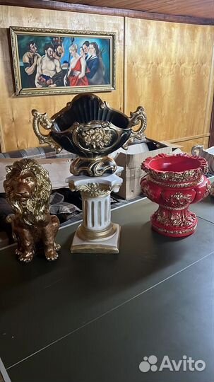 Гипсовые вазы