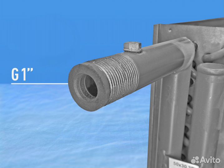 Водяной канальный нагреватель W2-4020, калорифер