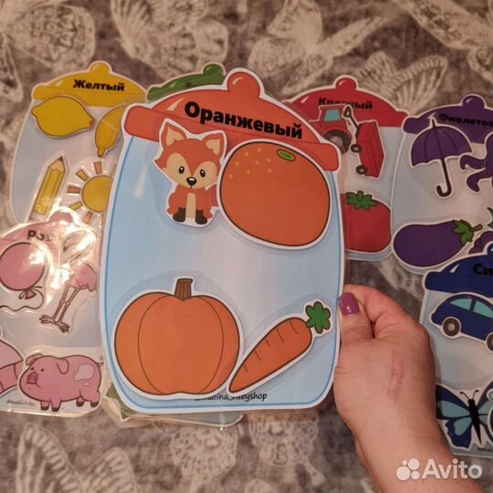 Развивающая игра,Набор цветных баночек8 шт