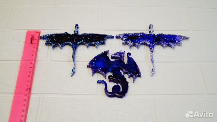 Ёлочные игрушки из эпоксидной смолы