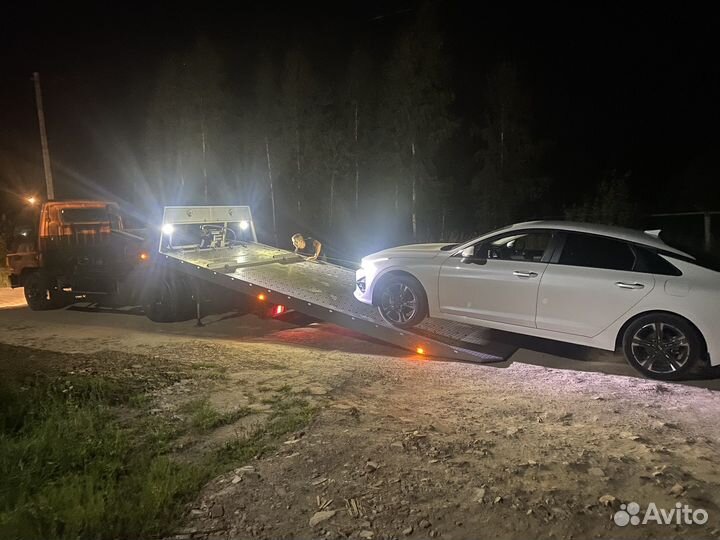 Эвакуатор со сдвижной платформой