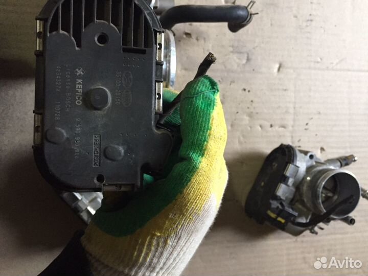 Дросельная заслонка Хендай солярис киа рио