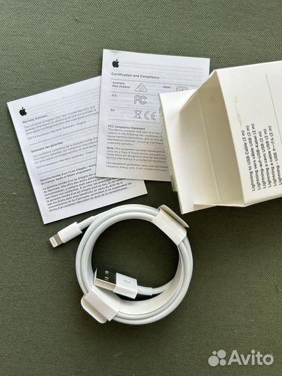 Кабель Lightning Usb 2 метра + блок питания
