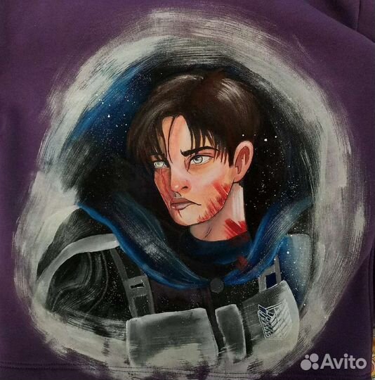 Плотная толстовка с Леви Аккерманом