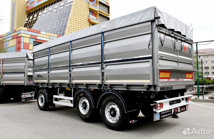 Прицеп зерновоз FOX Trailer Зерновоз-бортовой 3 оси, 2023