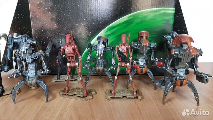 Фигурки звездные войны (red battle droid)