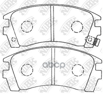 Колодки торм. пер. nissan Ad/AD max/Ad Van 90-9