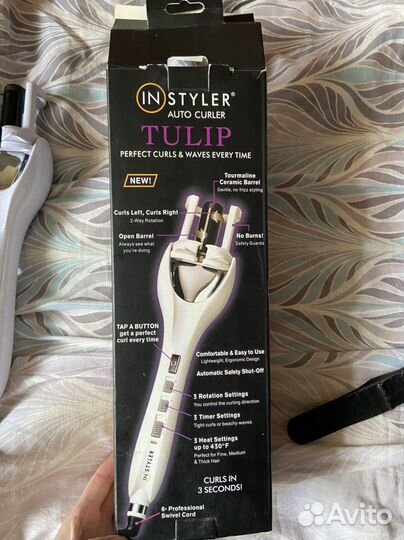 Плойка instyler auto curler tulip