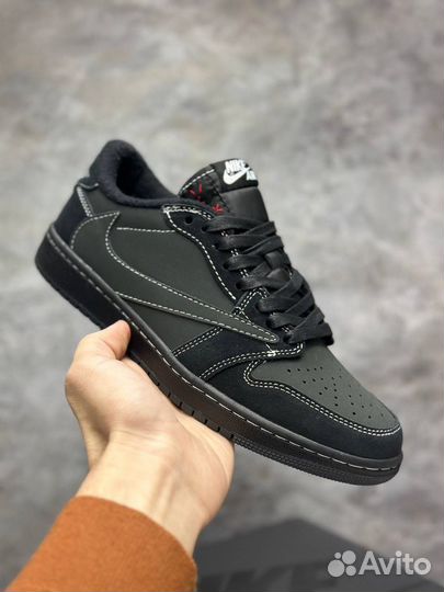 Кроссовки nike air jordan 1 low travis scott