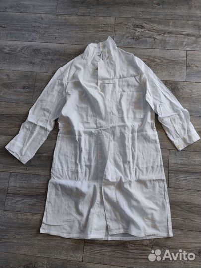 Халат медицинский белый, 46-48 размер