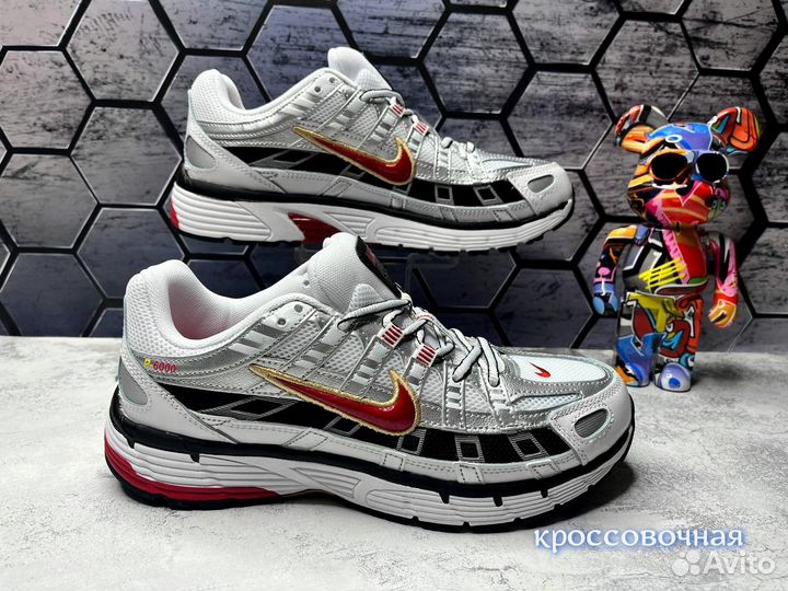 Кроссовки лето Nike p6000 красный