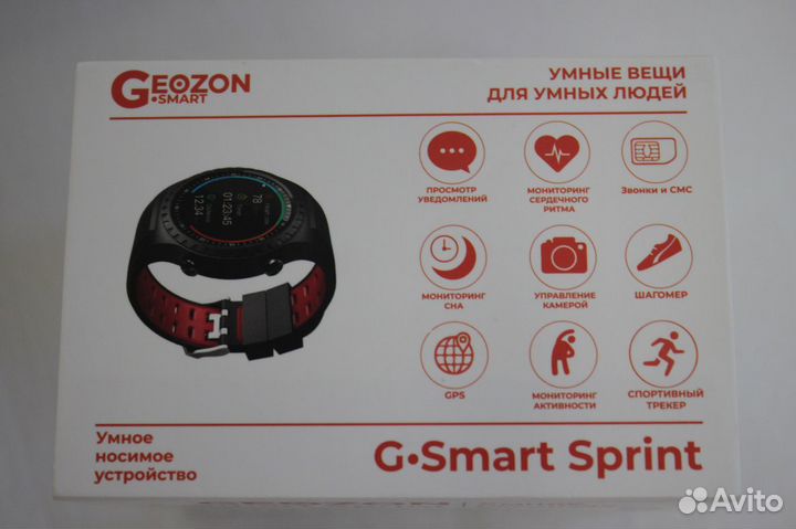 Смарт-часы Geozon Sprint черные