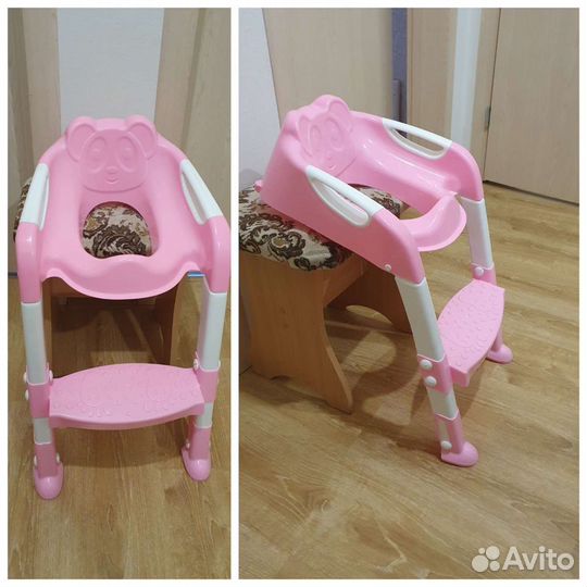 Сидушка на унитаз со ступенькой