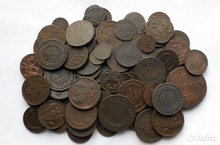 Медные монеты царской России