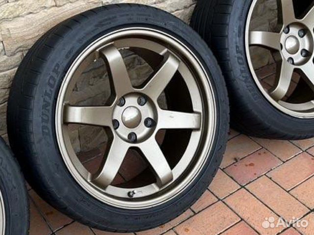 Диски Volk te37 + Dunlop Sport