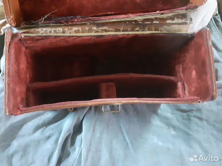 Кофр СССР от бинокля или камеры бархат