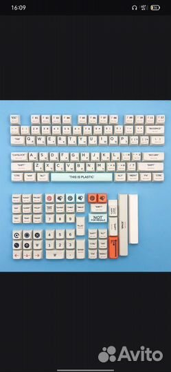 Набор pbt кейкапов для cherry клавиатур