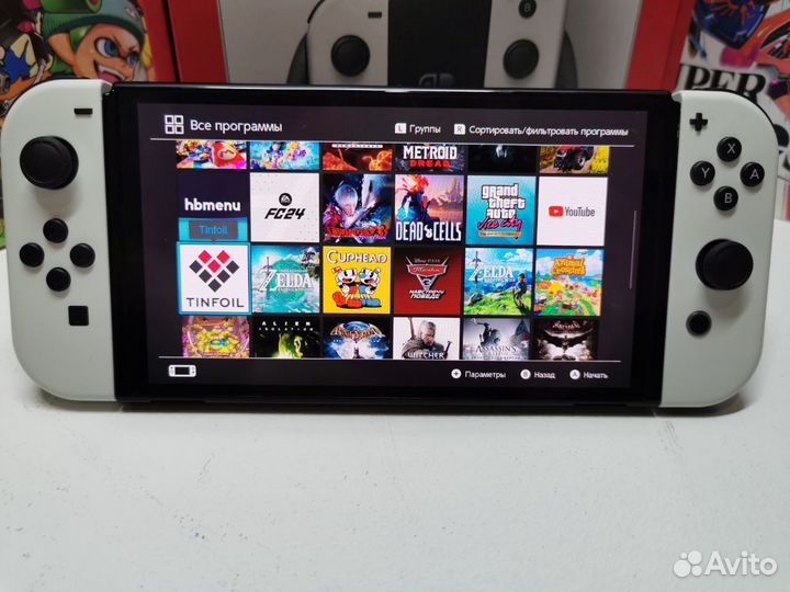 Прошитый Nintendo Switch Oled 512Гб