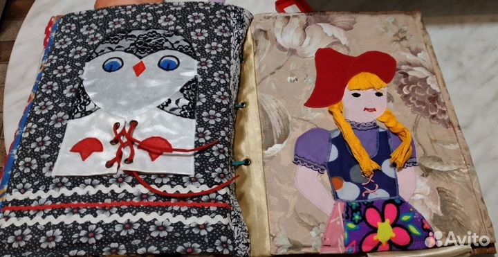 Развивающая мягкая книжка ручной работы