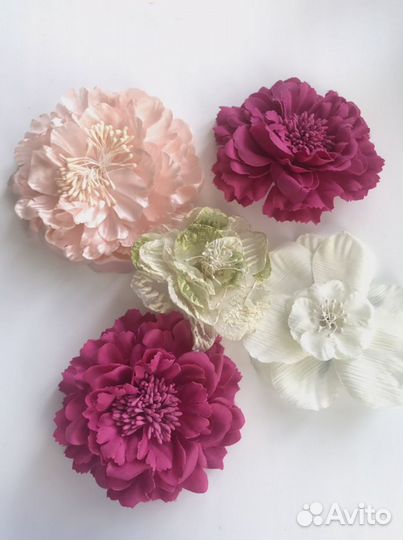 Цветы брошь/заколка