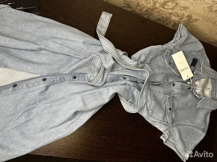 Платье сарафан летнее джинсовое