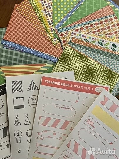 Рамки-наклейки и стикеры для instax mini