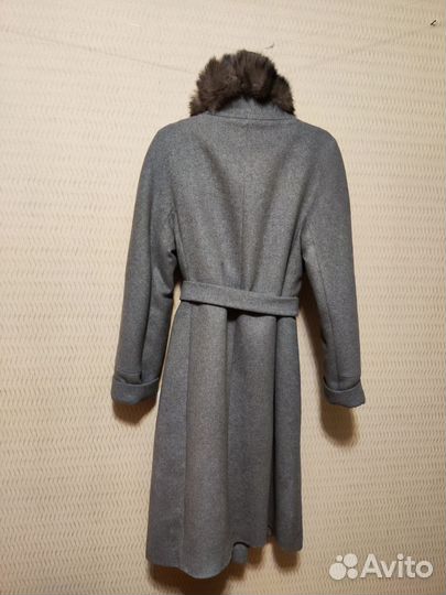 Пальто женское зимнее 46 48 с мехом