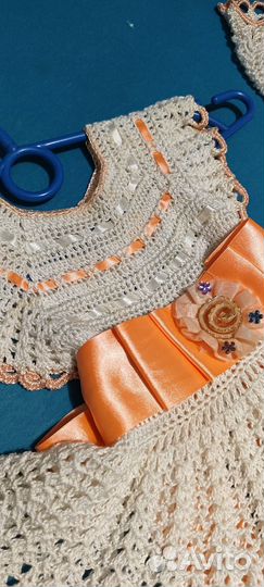 Платье для девочки ручной работы